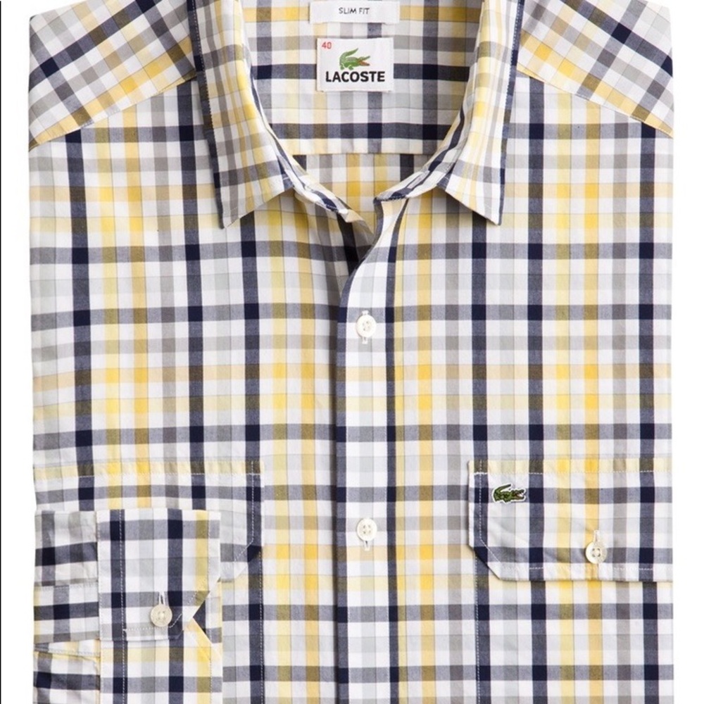 Lacoste Men’s Plaid Shirt
